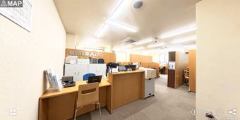 教室内の様子2（VR操作中の画面）