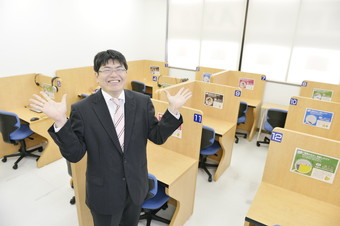 教室内に専門スタッフ